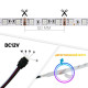 Світлодіодна стрічка OEM ST-12-5050-60-RGB-20, негерметична, 1м