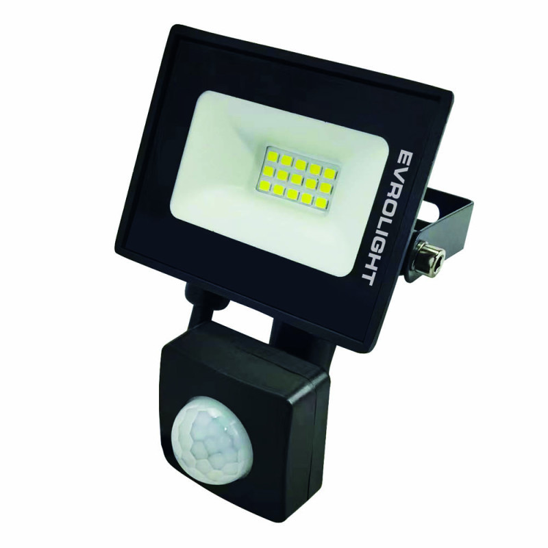 Прожектор світлодіодний з датчиком руху EVROLIGHT FM-01D-10 10W 6400К