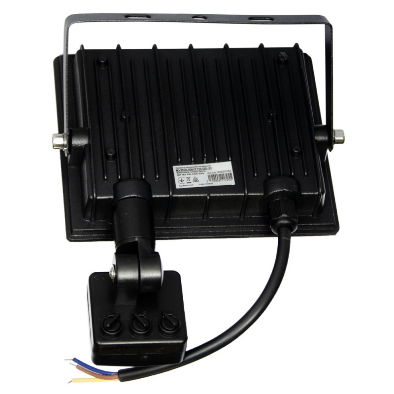 Прожектор світлодіодний з датчиком руху EVROLIGHT FM-01D-30 30W 6400К