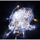 Гірлянда вулична STARLIGHT бахрома білий/жовтий Flash 75LED IP44 прозорий 2x0,7м