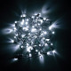 Гірлянда вулична STARLIGHT бахрома білий 75LED IP44 чорний 2x0,7м