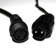 Гірлянда вулична STARLIGHT бахрома білий 75LED IP44 чорний 2x0,7м