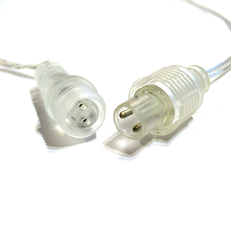 Гірлянда вулична STARLIGHT лінійна білий Flash 100LED IP44 прозорий 5м