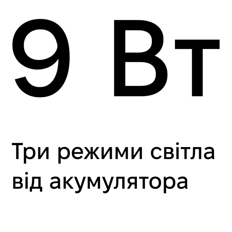 Лампа акумуляторна LED CT-4229 АС9W DC3W 6400K