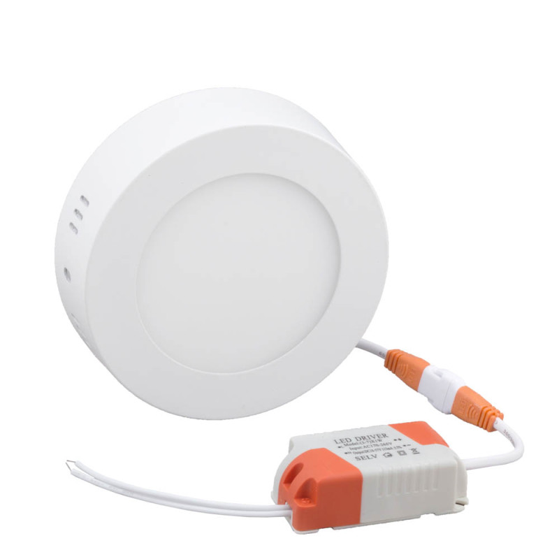 Світильник точковий накладний Євросвітло 6Вт коло LED-SR-120-6 4200К