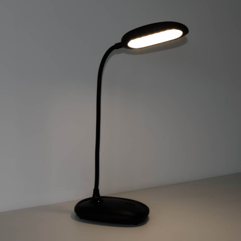 Настільна LED лампа з акумулятором Євросвітло Ridy Flex-01 чорна