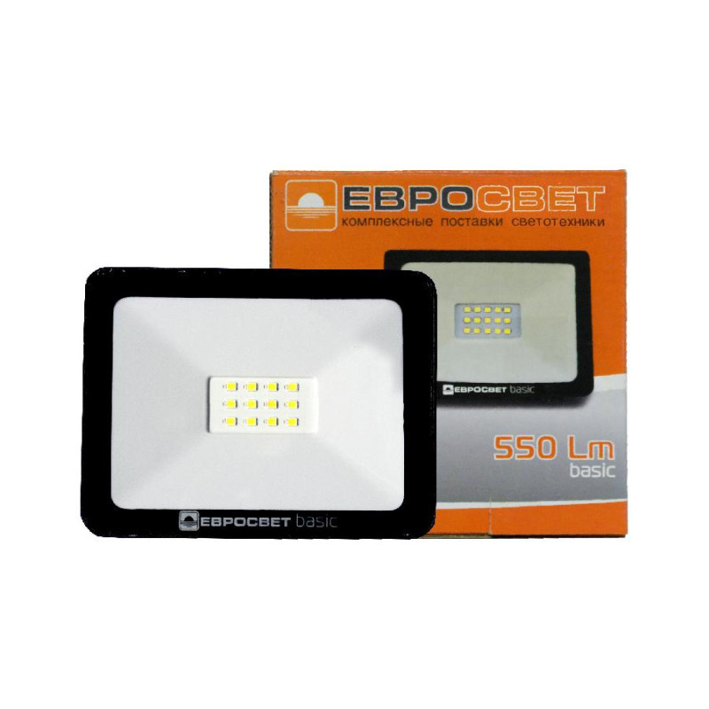 Прожектор світлодіодний ES-10-504 BASIC-XL 550Лм 6400К