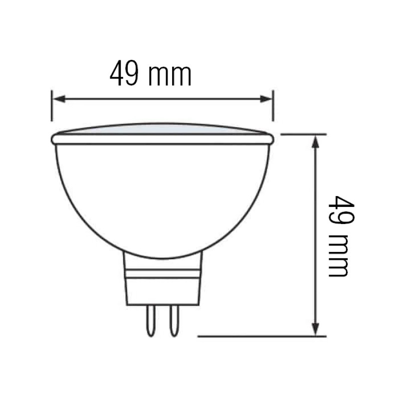Світлодіодна лампа FONIX-4 4W GU5.3 6400К