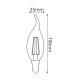 Світлодіодна лампа FILAMENT FLAME-6 6W Е14 2700К