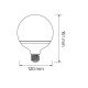 Світлодіодна лампа GLOBE-20 20W E27 6400К