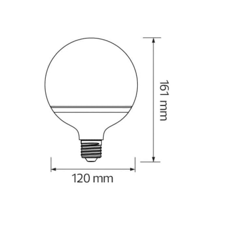 Світлодіодна лампа GLOBE-20 20W E27 4200К