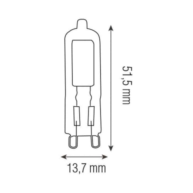 Світлодіодна лампа EXA-3 3W G9 6400К