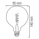 Світлодіодна лампа FILAMENT RUSTIC GLOBE S 6W E27 2000К
