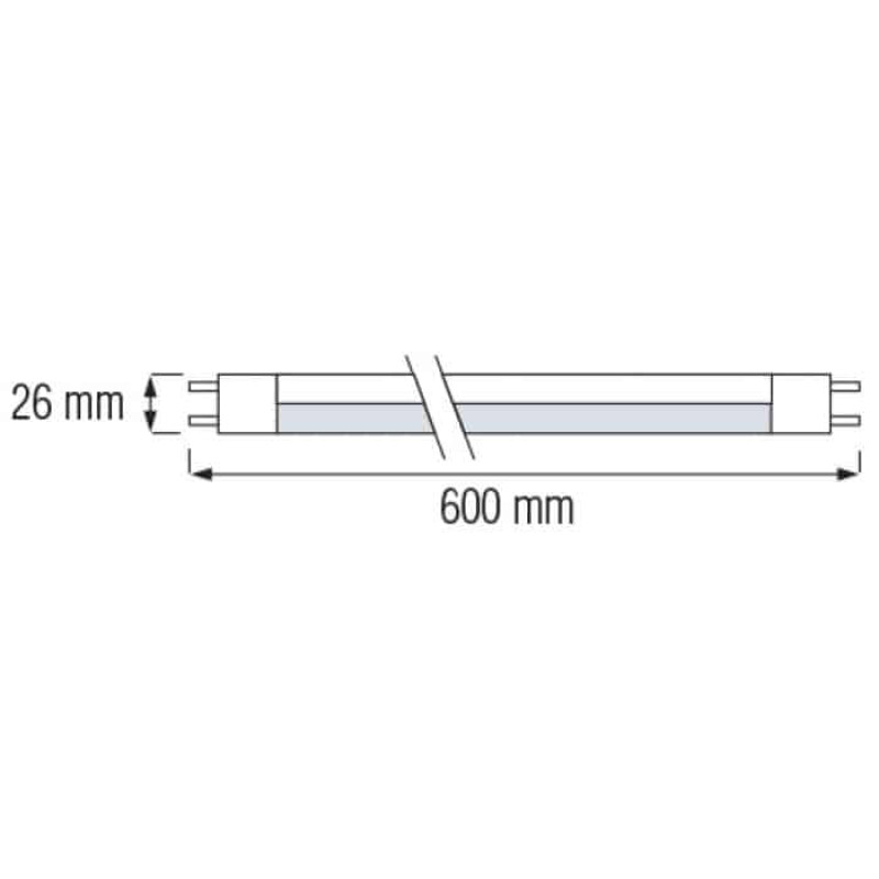Світлодіодна лампа LED TUBE-60 9W T8 6500К 60см