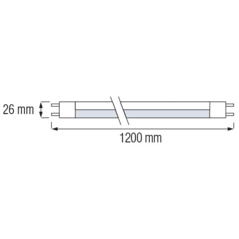 Світлодіодна лампа LED TUBE-120 18W T8 4000К 120 см