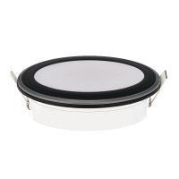 Світлодіодний світильник вбудований LED PARKER-12 12W 4200K чорний
