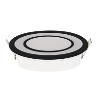 Світлодіодний світильник вбудований LED CARTER-12 12W 4200K чорний