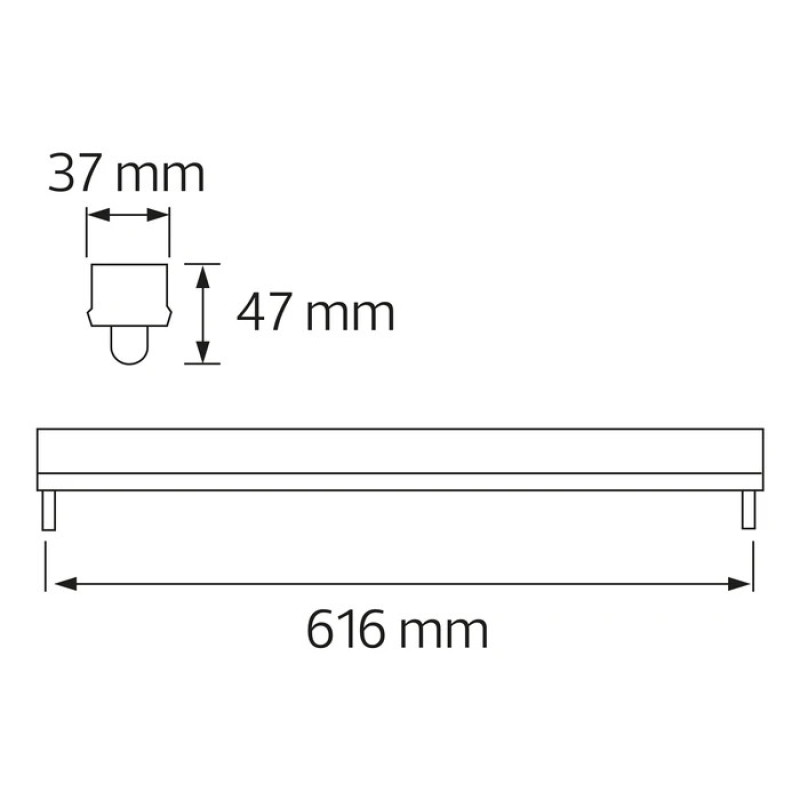 Корпус для LED ламп TUBOFIX-60