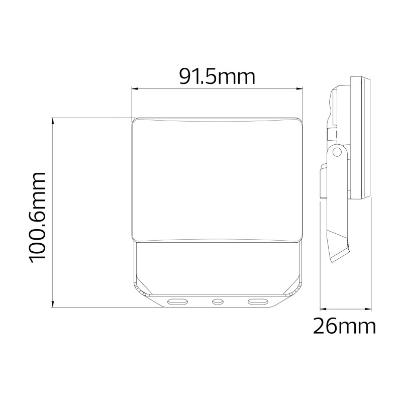 Прожектор світлодіодний PEGASUS-10 10W 6400K
