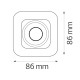 Світлорегулятор срібло ELA