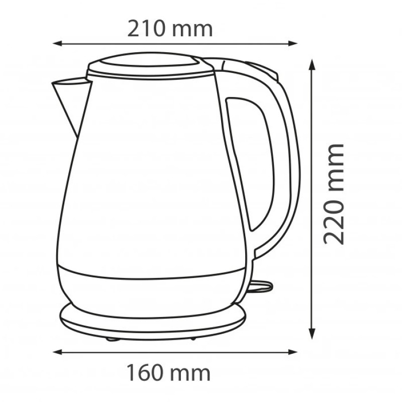 Електрочайник KETTLE-1 рожевий