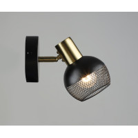 Бра настінне Sirius B N6237/1 BK+COP з поворотнім механізмом