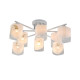 Люстра стельова Sirius 07245/8 Matte White+CR на 8 плафонiв