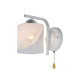 Люстра стельова Sirius 07245/1 Matte White+CR на 1 плафон