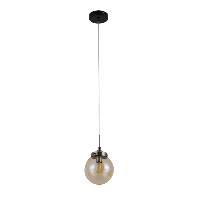 Люстра підвісна Sirius 74405/1P Antique Brass + Matte black на 1 плафон