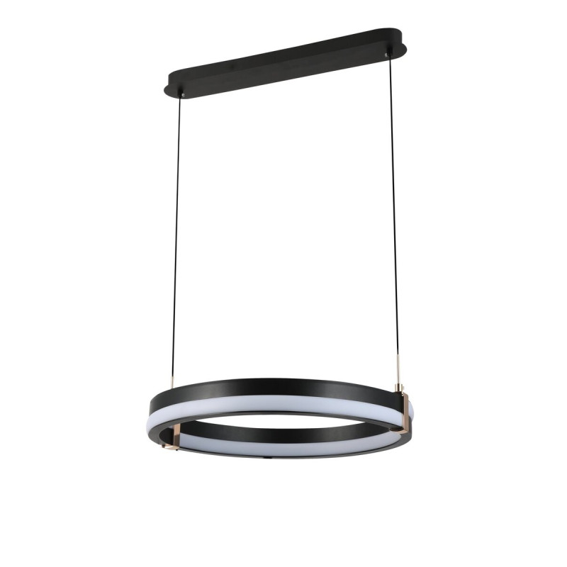 Підвісна LED-люстра G 2919/500D 108W Чорний+Золото