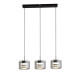 Підвісний світлодіодний світильник G 2922/3L 42W Димчасто-чорний