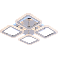 Люстра стельова VALESO LI8822/4B CR (RGB), хром, LED 64W+8W