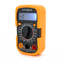 Мультиметр UK-830LN. Вимірювання: V, A, Ω. Функції: продзвонювання, тест діодів, тест транзисторів. Мультиметр UK-830LN. Вимірювання: V, A, Ω. Функції: продзвонювання, тест діодів, тест транзисторів.