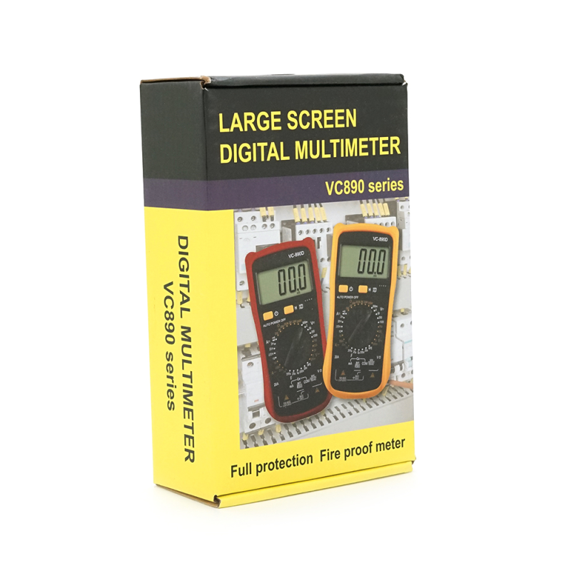 Мультиметр XTMAX VC890D, вимірювання: V, A, R, С, F, з ємнісним діодом Мультиметр XTMAX VC890D, вимірювання: V, A, R, С, F, з ємнісним діодом