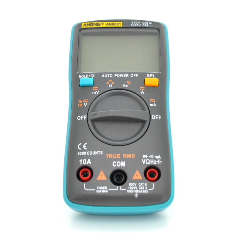Мультиметр ANENG AN8001, виміри: V, A, R Мультиметр ANENG AN8001, виміри: V, A, R