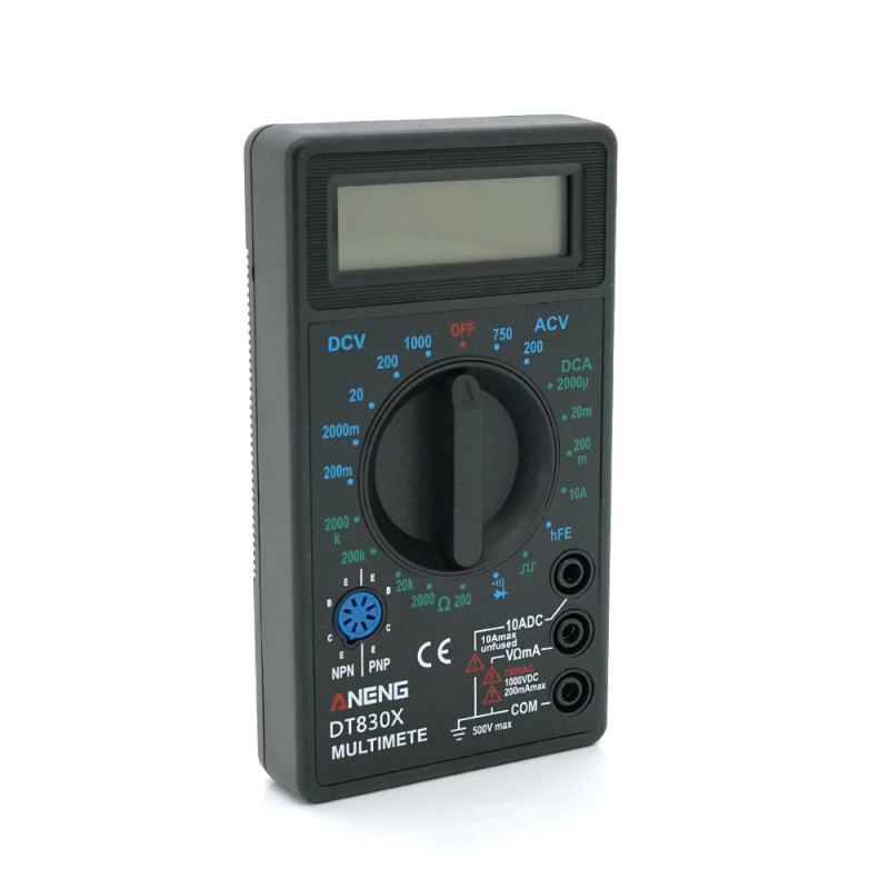 Мультиметр ANENG AN-DT830X, вимірювання: V, A, R, C, функція hFE Мультиметр ANENG AN-DT830X, вимірювання: V, A, R, C, функція hFE