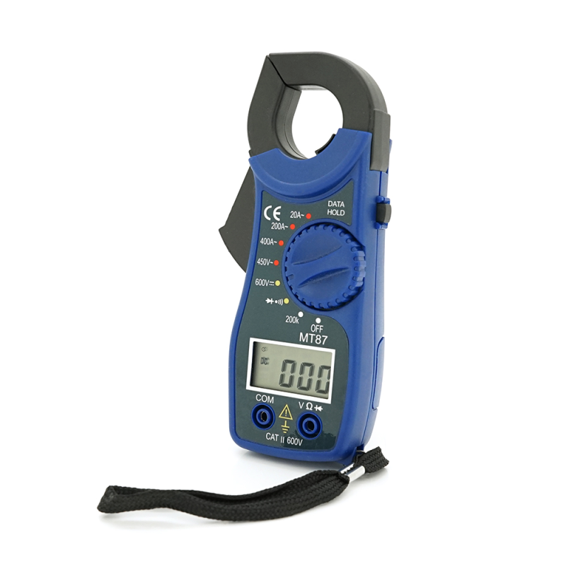 Токові кліщі ANENG KT87 Blue Вимірювання: V (AC/DC), A (AC), Ω (NCV). Функції: Data Hold, продзвонювання Токові кліщі ANENG KT87 Blue Вимірювання: V (AC/DC), A (AC), Ω (NCV). Функції: Data Hold, продзвонювання