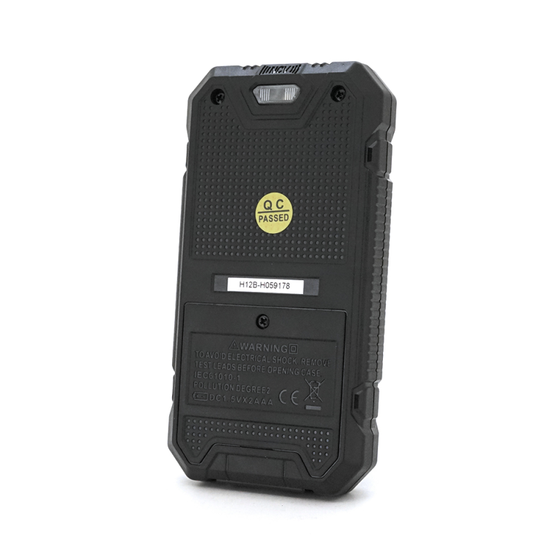 Мультиметр Mayilon HT-125B. Вимірювання: V, A, Ω, C, F, %, NCV. Функції: True RMS, продзвонювання, тест діодів (включаючи світлодіоди), детектор фази (LIVE).