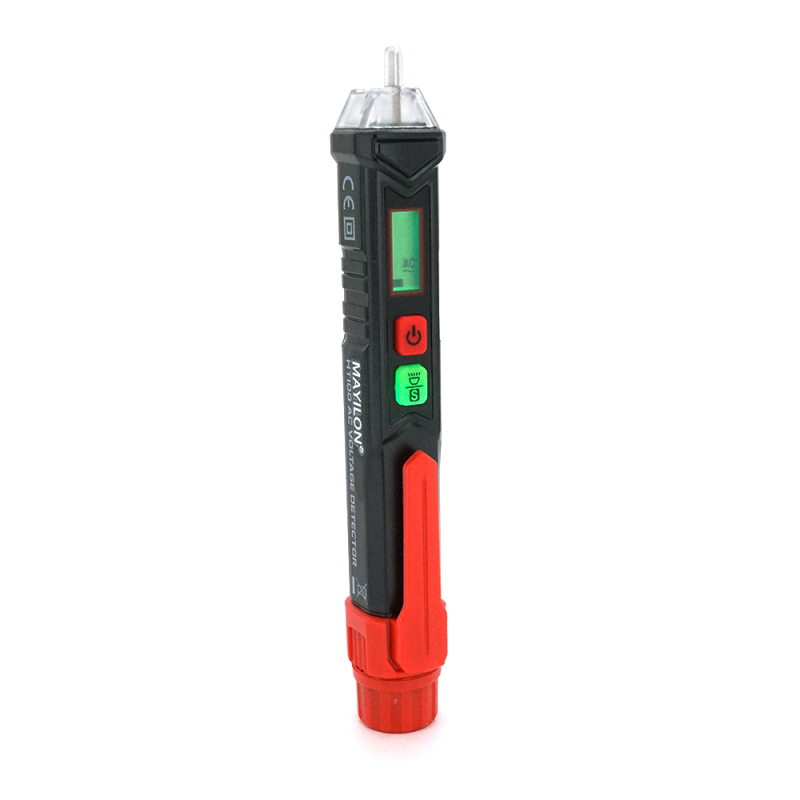 Тестер напруги Mayilon HT-100, 12-1000V AC/DC, світлова/звукова індикація, 150x25x15 мм, 50 г Тестер напруги Mayilon HT-100, 12-1000V AC/DC, світлова/звукова індикація, 150x25x15 мм, 50 г