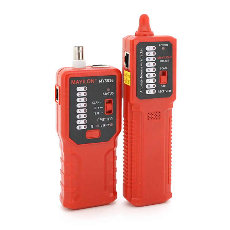 Кабельний тестер Mayilon MY-6816, трасошукач, RJ-45+BNC