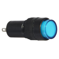 Сигнальна арматура AD22E-12DS синя 220V АC