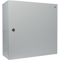 Корпус з монтажною панеллю металевий 60*60*25, IP31, серії UBox
