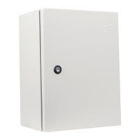 Корпус з монтажною панеллю металевий 40*30*20, IP65, серії UBox