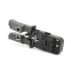 Інструмент HT-022 для обжимки RJ-45 (8P8C) та RJ-12/11 (6P6C), з тестером, профі якість Інструмент HT-022 для обжимки RJ-45 (8P8C) та RJ-12/11 (6P6C), з тестером, профі якість