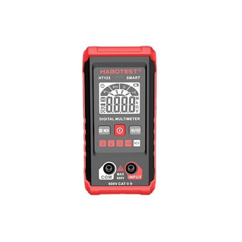 Мультиметр HABOTEST HT-123, вимірювання: V, R, без батарейок Мультиметр HABOTEST HT-123, вимірювання: V, R, без батарейок