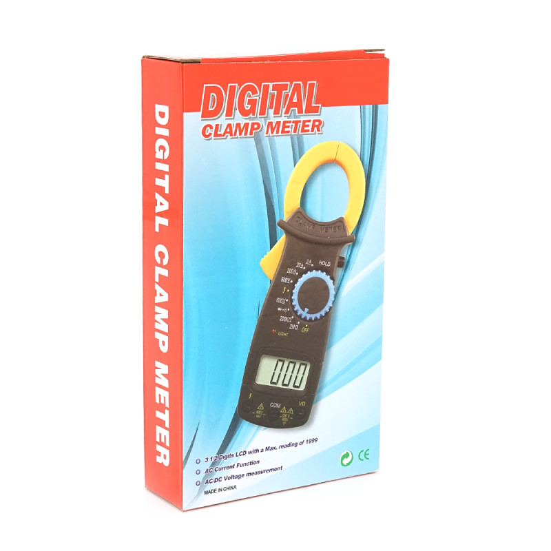 Токові кліщі-мультиметр ANENG DT3266F. Вимірювання: V DC, V AC, A AC, Ω, NCV. Функції: продзвонювання, перевірка діодів, Hold, індикація фази. Токові кліщі-мультиметр ANENG DT3266F. Вимірювання: V DC, V AC, A AC, Ω, NCV. Функції: продзвонювання, перевірка