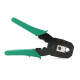 Інструмент MLT-4 для обжимки RJ-45 (8P8C) та RJ-12/11 (6P6C) 4P4C, Зелені Q10 Інструмент MLT-4 для обжимки RJ-45 (8P8C) та RJ-12/11 (6P6C) 4P4C, Зелені Q10