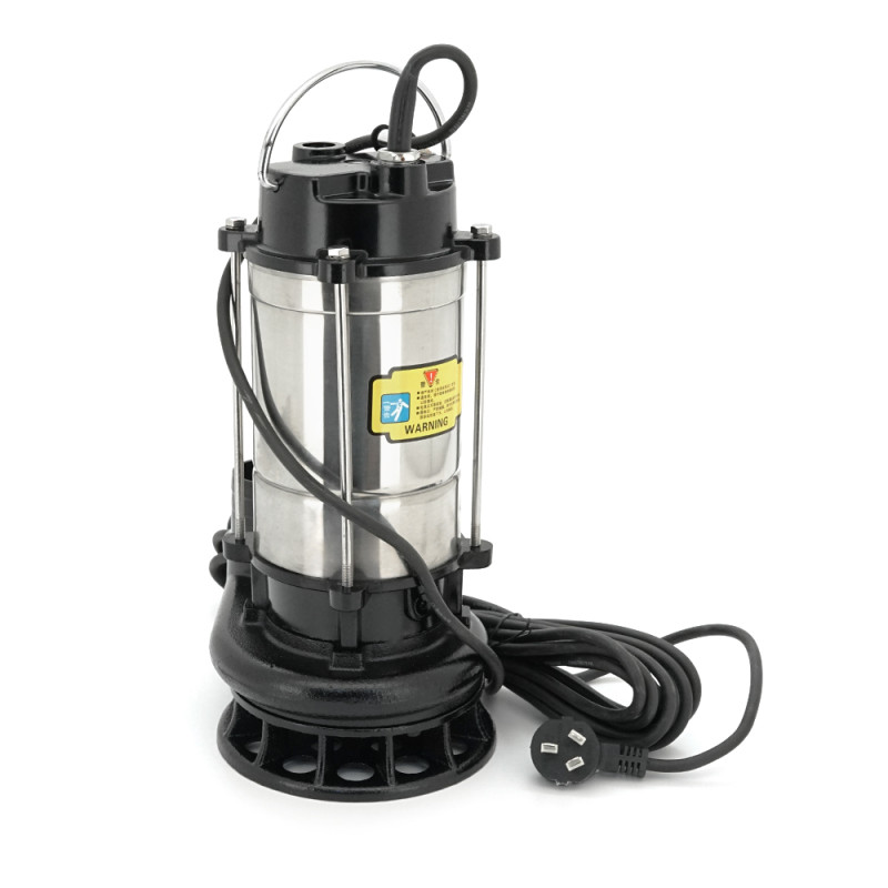 Занурювальний насос, 1100W, 220V, до 8 м³/год, підйом до 12 м, 50мм, нержавіюча сталь, 415х200х245 мм, 9,550 кг. + перехідник Занурювальний насос, 1100W, 220V, до 8 м³/год, підйом до 12 м, 50мм, нержавіюча сталь, 415х200х245 мм, 9,550 кг. + перехідник
