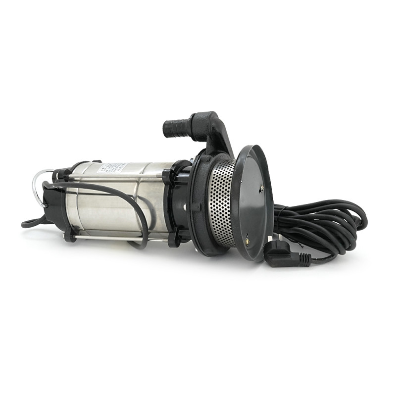 Занурювальний насос, 750W, 220V, до 1.5 м³/год, підйом до 18 м, 25 мм, нержавіюча сталь, 410х200х235 мм, 7,67 кг. + перехідник Занурювальний насос, 750W, 220V, до 1.5 м³/год, підйом до 18 м, 25 мм, нержавіюча сталь, 410х200х235 мм, 7,67 кг. + перехідник