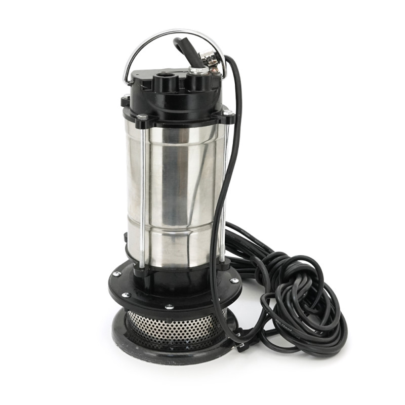Занурювальний насос, 370W, 220V, 2 м³/год, підйом 10 м, 25мм, нержавіюча сталь, 380х195х200мм, 4,3 кг + перехідник Занурювальний насос, 370W, 220V, 2 м³/год, підйом 10 м, 25мм, нержавіюча сталь, 380х195х200мм, 4,3 кг + перехідник